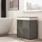 Costway Hand-woven Rattan Laundry Hamper with Lid Removable Liner Bag 29-Gallon 2-Section